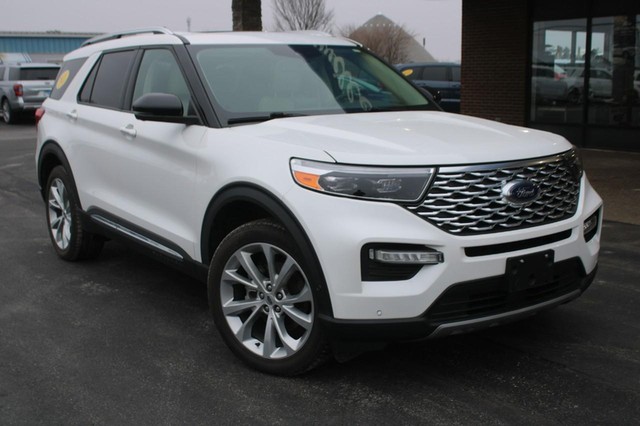 Used 2021 Ford Explorer Platinum with VIN 1FM5K8HC6MGB59949 for sale in Jerseyville, IL