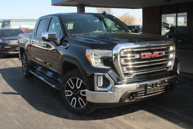 Used 2020 GMC Sierra 1500 SLT with VIN 3GTU9DED1LG371498 for sale in Jerseyville, IL
