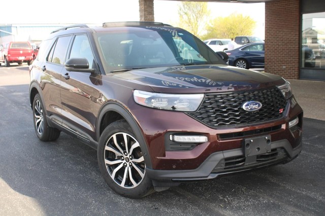 Used 2020 Ford Explorer ST with VIN 1FM5K8GC8LGC29063 for sale in Jerseyville, IL