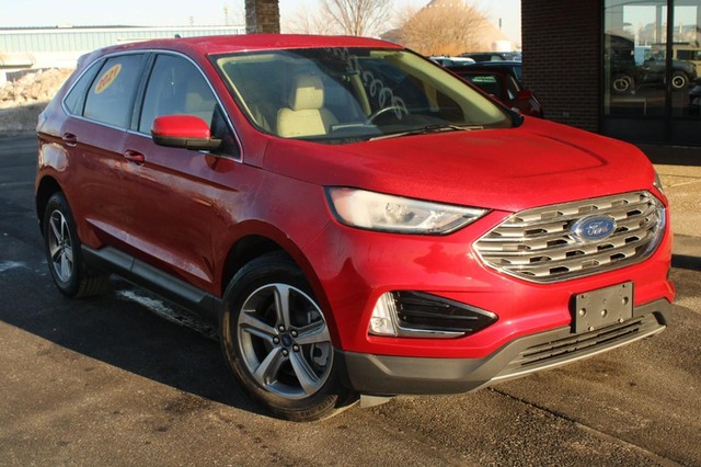 Used 2021 Ford Edge SEL with VIN 2FMPK3J90MBA56155 for sale in Jerseyville, IL