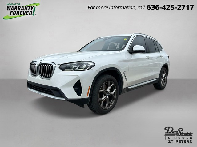 2022 BMW X3 xDrive30i at Dave Sinclair Lincoln St. Peters in St. Peters MO