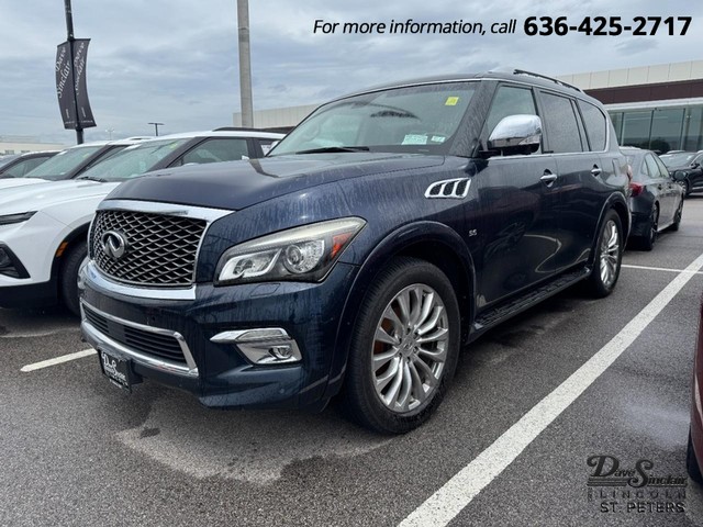 2016 INFINITI QX80 4WD 4dr at Dave Sinclair Lincoln St. Peters in St. Peters MO