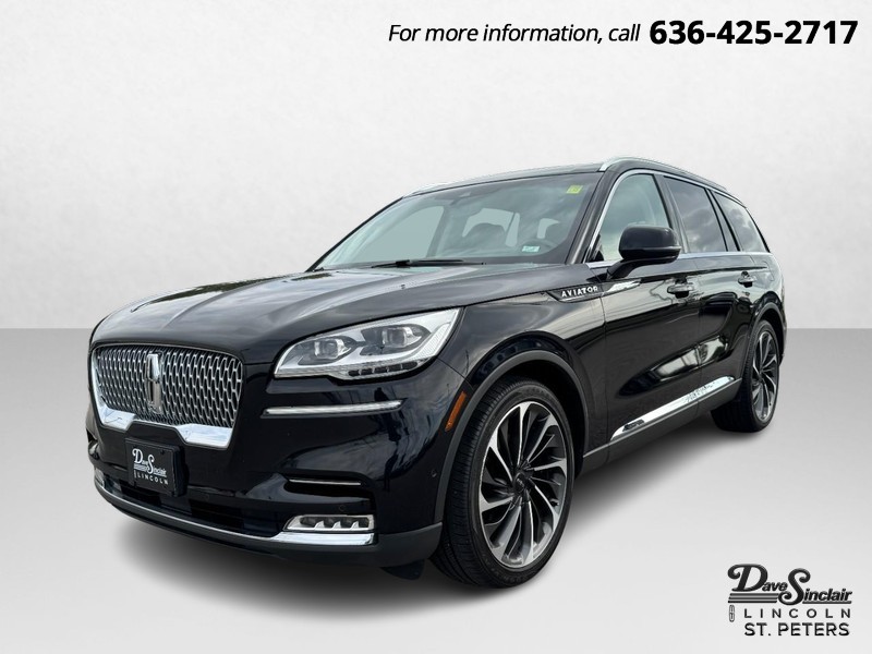 Infinite Black Metallic 2020 Lincoln Aviator Reserve AWD SUV / Crossover All-Wheel Drive Automatic