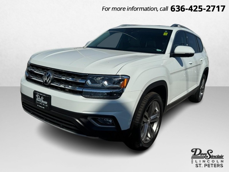 Pure White 2018 Volkswagen Atlas SUV / Crossover All-Wheel Drive Automatic
