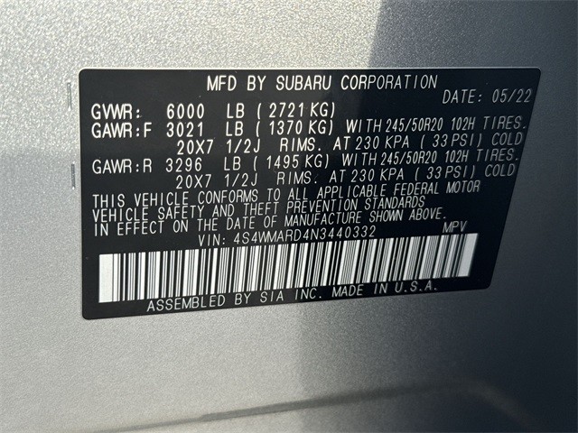 Subaru Ascent Vehicle Full-screen Gallery Image 39