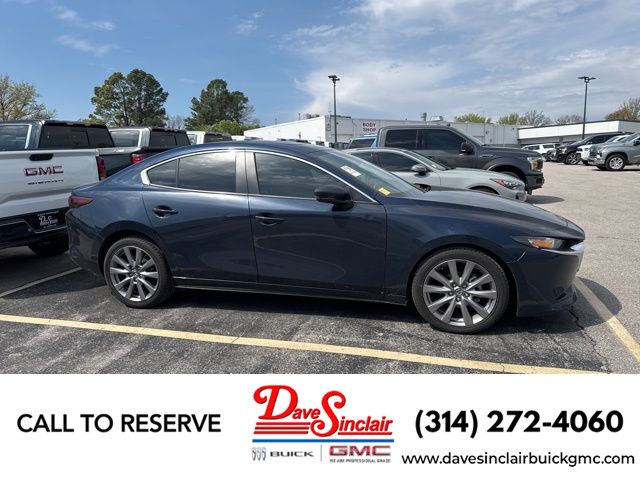Deep Crystal Blue Mica 2025 Mazda MAZDA3 2.5 S Preferred Sedan FWD Sedan Front-Wheel Drive Automatic