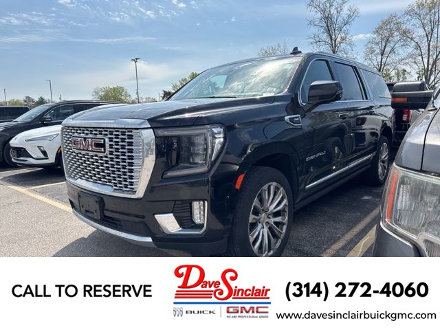 Onyx Black 2021 GMC Yukon XL Denali 4WD SUV / Crossover Four-Wheel Drive Automatic