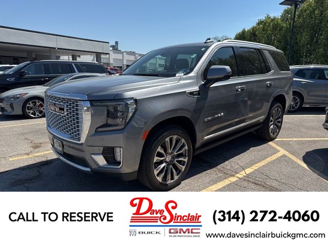 Gray (Satin Steel Metallic) 2021 GMC Yukon Denali 4WD SUV / Crossover Four-Wheel Drive Automatic
