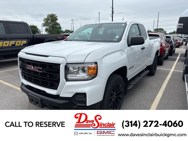 Summit White 2021 GMC Canyon Elevation Standard Extended Cab 4WD Pickup Truck Four-Wheel Drive Automatic