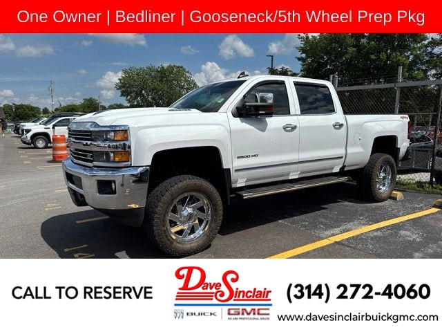 Summit White 2019 Chevrolet Silverado 2500HD LTZ Crew Cab 4WD Pickup Truck Four-Wheel Drive Automatic