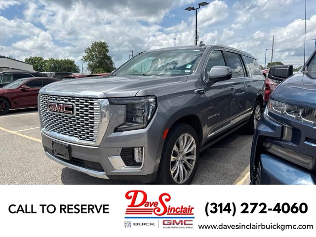 Gray (Satin Steel Metallic) 2022 GMC Yukon XL Denali 4WD SUV / Crossover Four-Wheel Drive Automatic