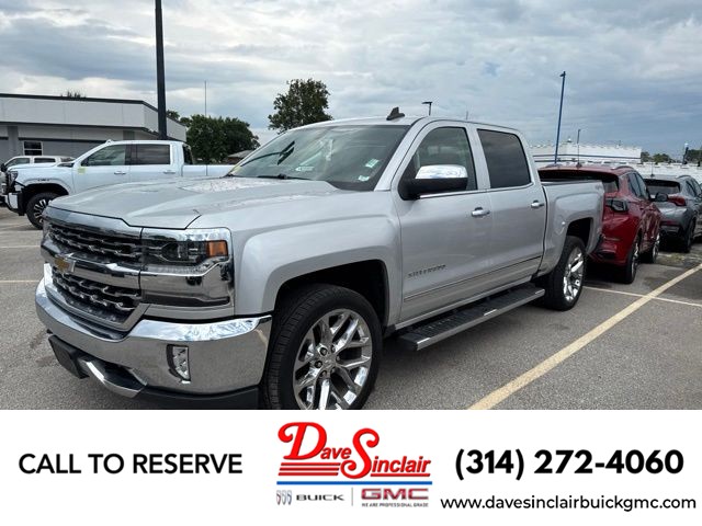 Silver Ice Metallic 2016 Chevrolet Silverado 1500 Pickup Truck Four-Wheel Drive Automatic