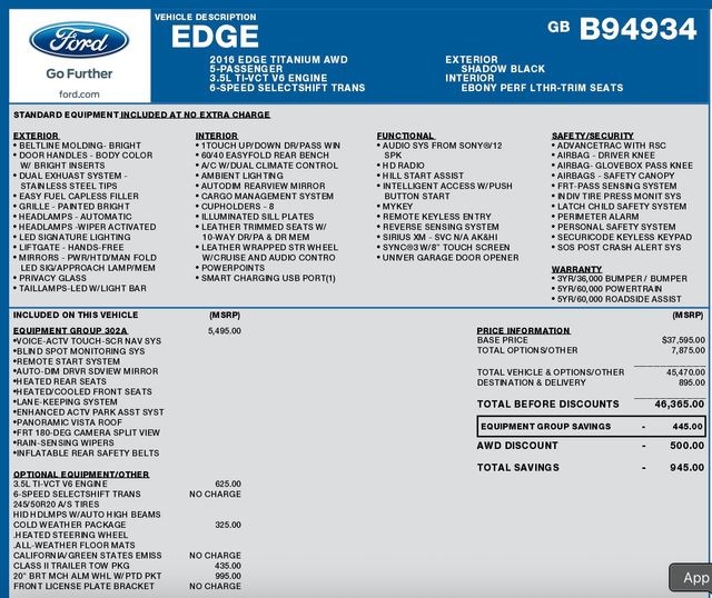 Ford Edge Vehicle Full-screen Gallery Image 30