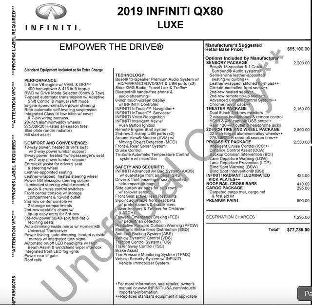 INFINITI QX80 Vehicle Full-screen Gallery Image 02