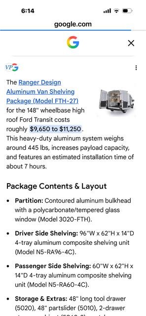 Ford Transit Cargo Van Vehicle Full-screen Gallery Image 07
