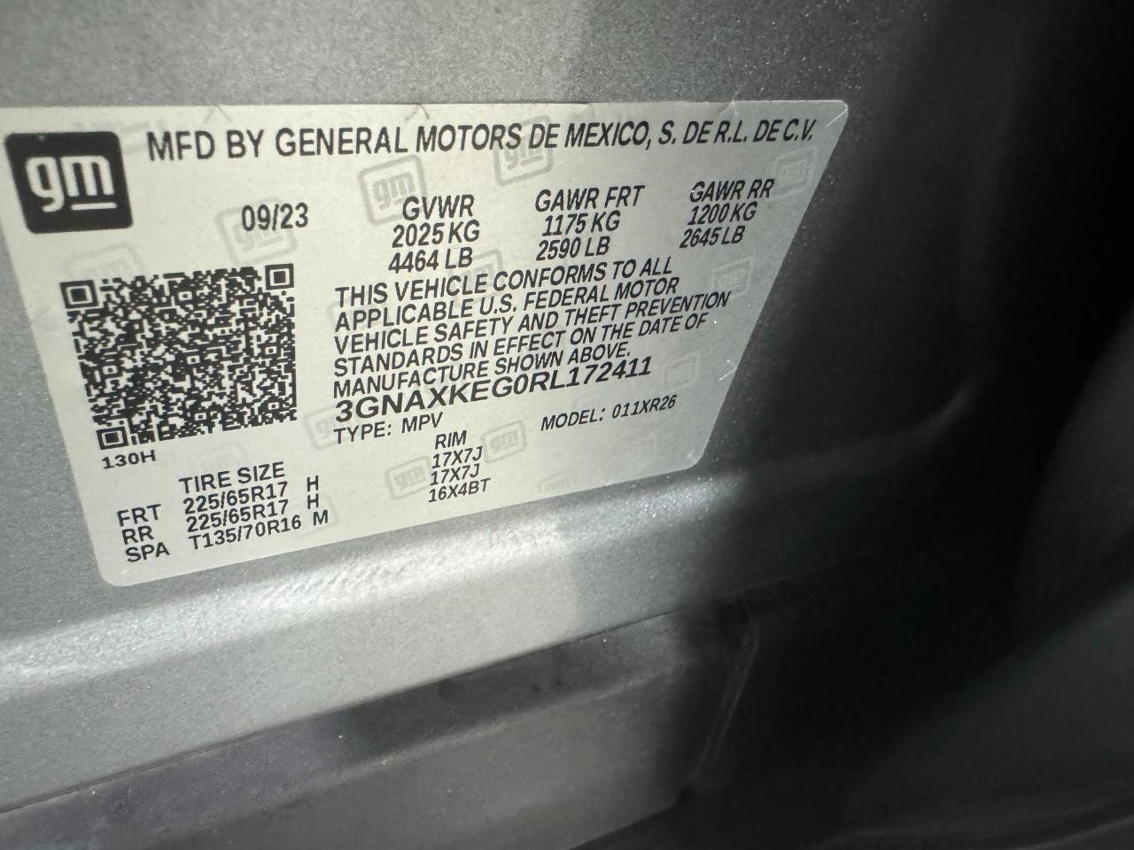 Chevrolet Equinox Vehicle Full-screen Gallery Image 33