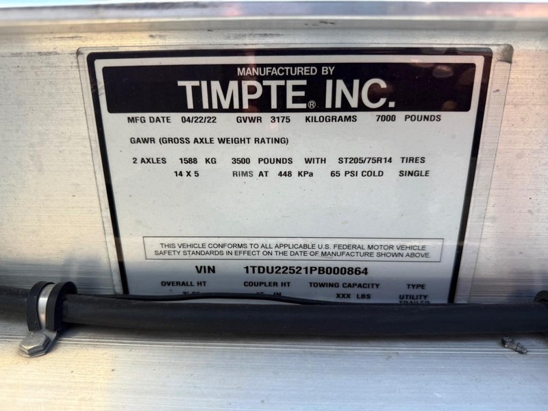 Timpte CAR TRAILER Vehicle Image 05