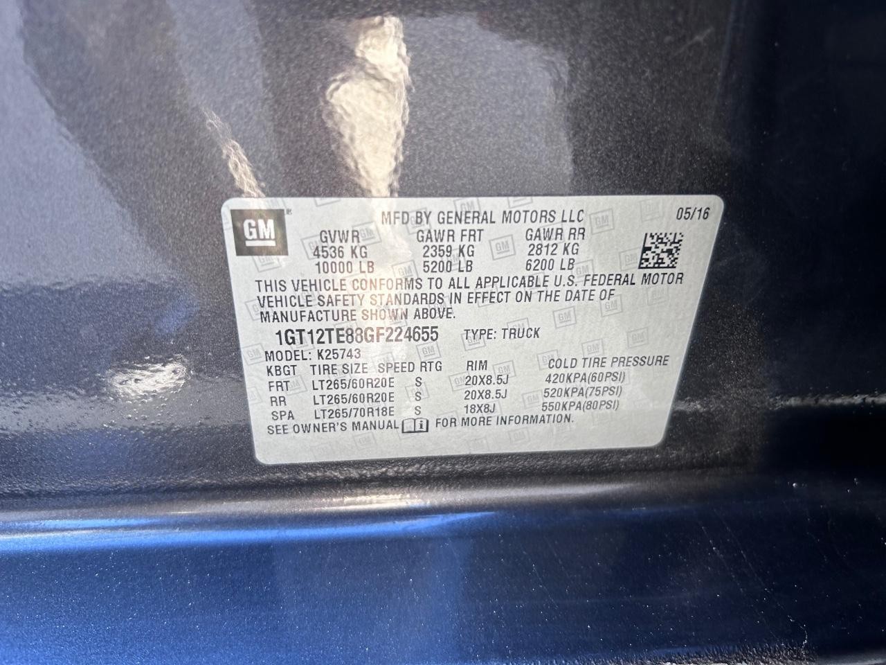 2016 GMC Sierra 2500HD 4WD SLT Crew Cab photo