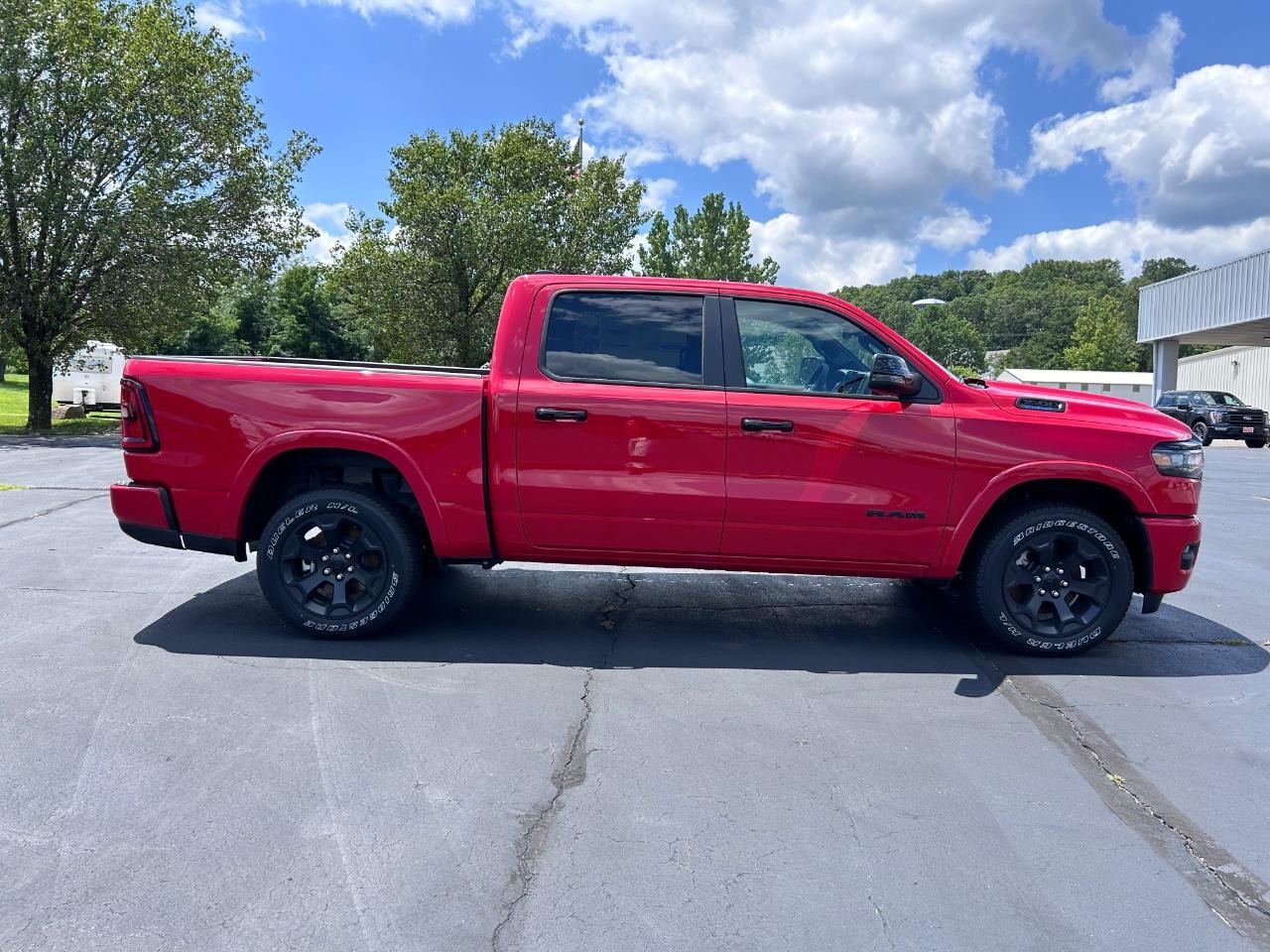 2025 Flame Red Clearcoat Ram 1500 Big Horn/Lone Star 4X4 Truck