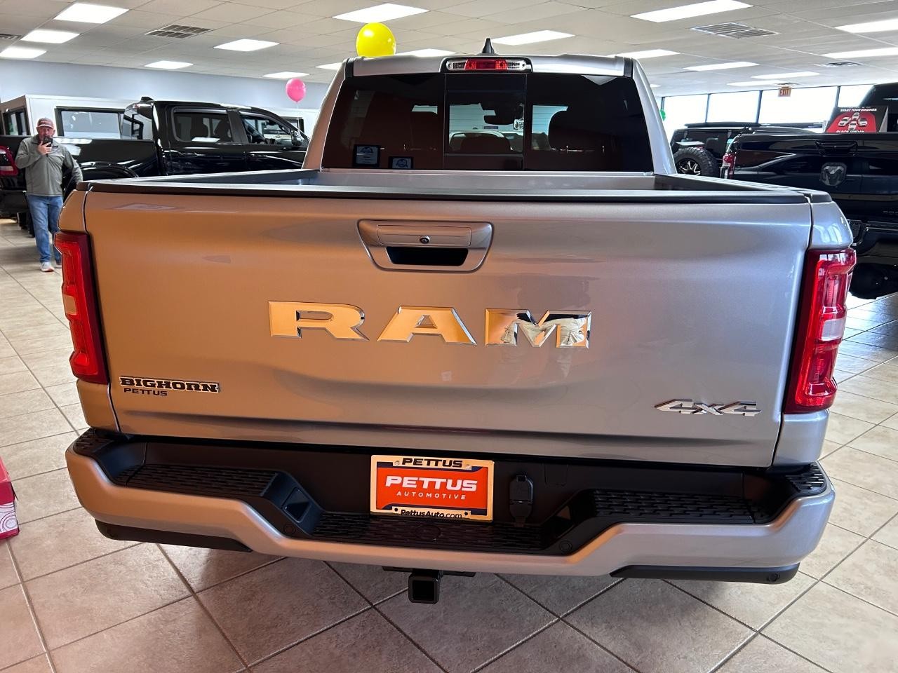 2025 Billet Silver Metallic Clearcoat Ram 1500 Big Horn/Lone Star 4X4 Truck