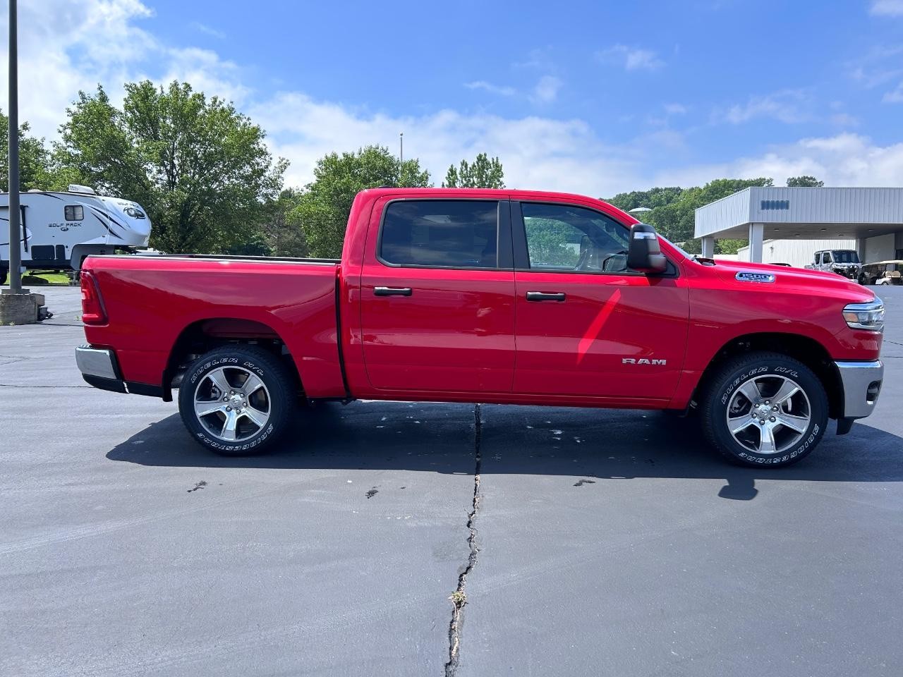 2025 Flame Red Clearcoat Ram 1500 Tradesman 4X4 Truck