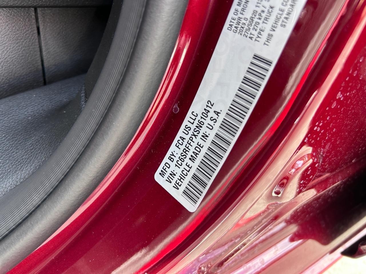 2025 Delmonico Red Pearlcoat Ram 1500 Big Horn/Lone Star 4X4 Truck
