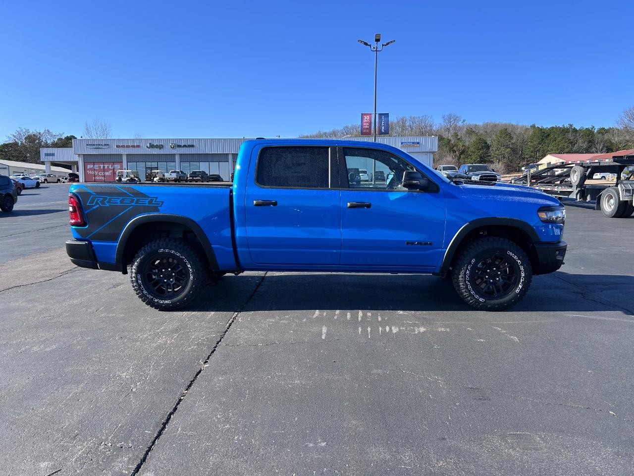 2025 Hydro Blue Pearlcoat Ram 1500 Rebel 4X4 Truck