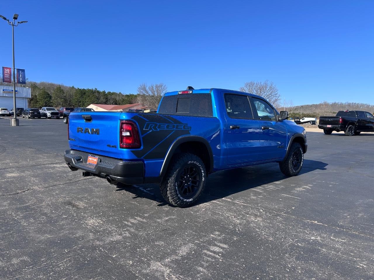 2025 Hydro Blue Pearlcoat Ram 1500 Rebel 4X4 Truck