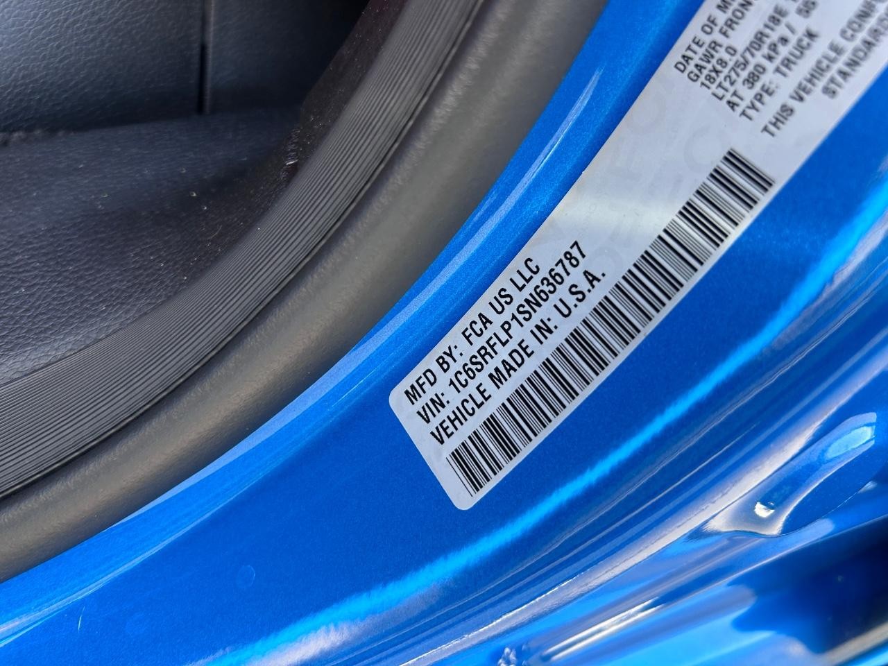 2025 Hydro Blue Pearlcoat Ram 1500 Rebel 4X4 Truck