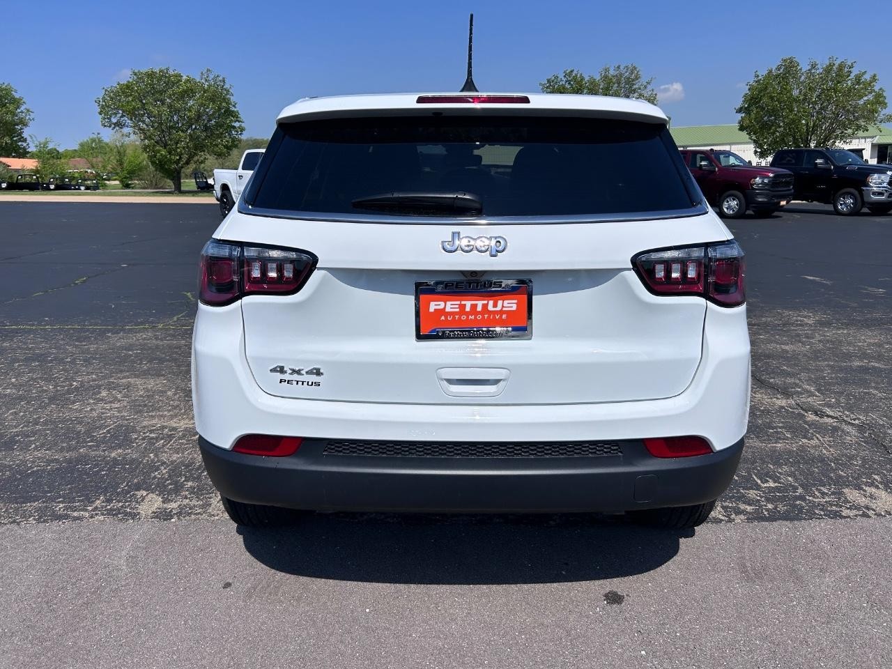 2025 Bright White Clearcoat Jeep Compass Sport 4X4 SUV