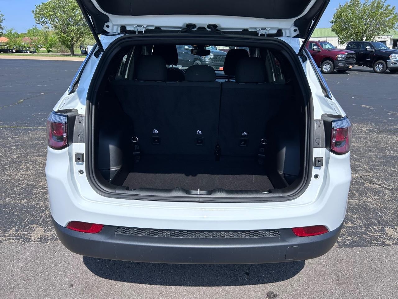 2025 Bright White Clearcoat Jeep Compass Sport 4X4 SUV