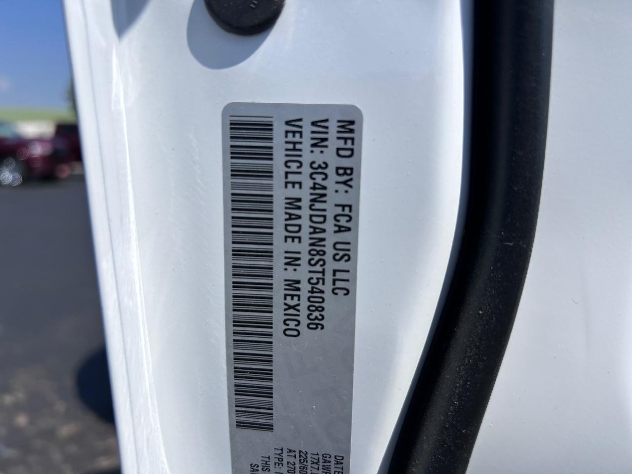 2025 Bright White Clearcoat Jeep Compass Sport 4X4 SUV