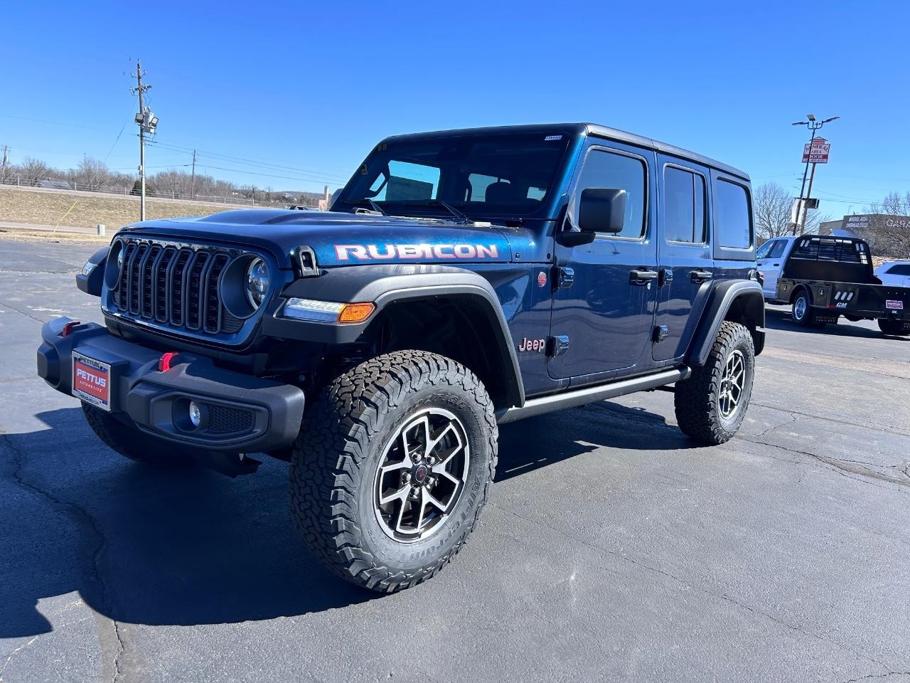 2025 Fathom Blue Pearlcoat Jeep Wrangler Rubicon 4X4 SUV