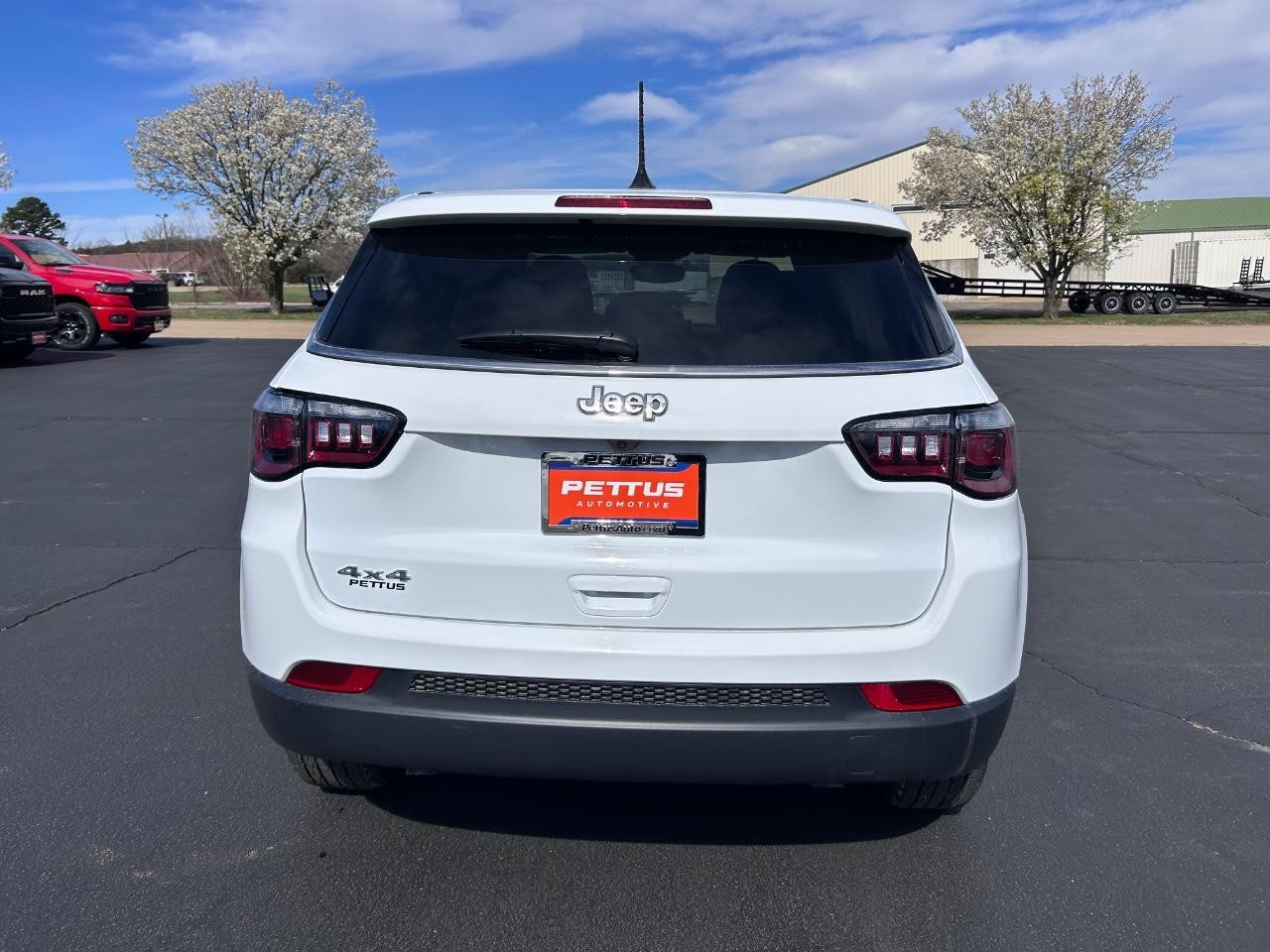 2025 Bright White Clearcoat Jeep Compass Sport 4X4 SUV