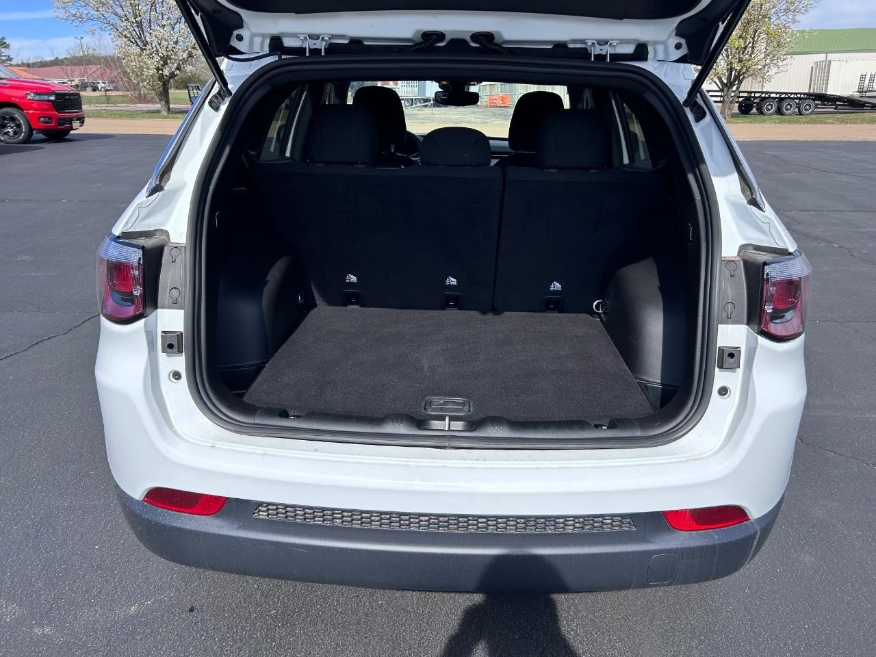 2025 Bright White Clearcoat Jeep Compass Sport 4X4 SUV