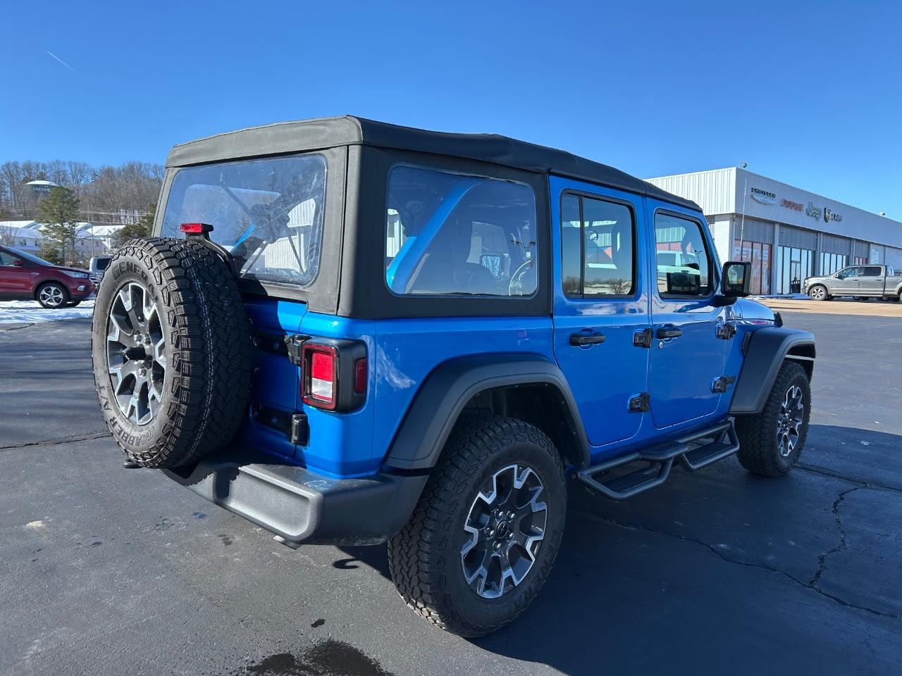 2022 Hydro Blue Pearlcoat Jeep Wrangler Unlimited Sport 4X4 SUV