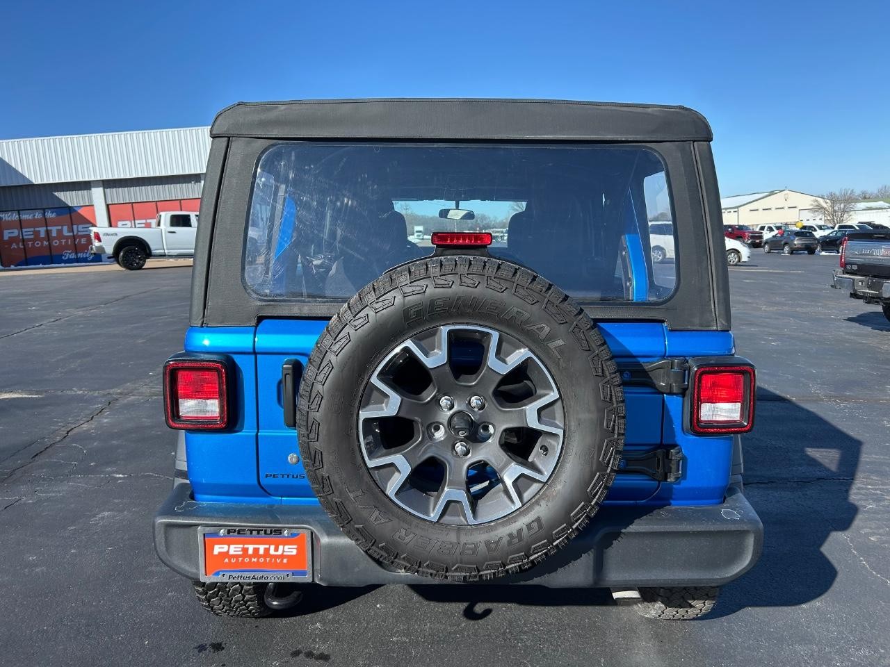 2022 Hydro Blue Pearlcoat Jeep Wrangler Unlimited Sport 4X4 SUV