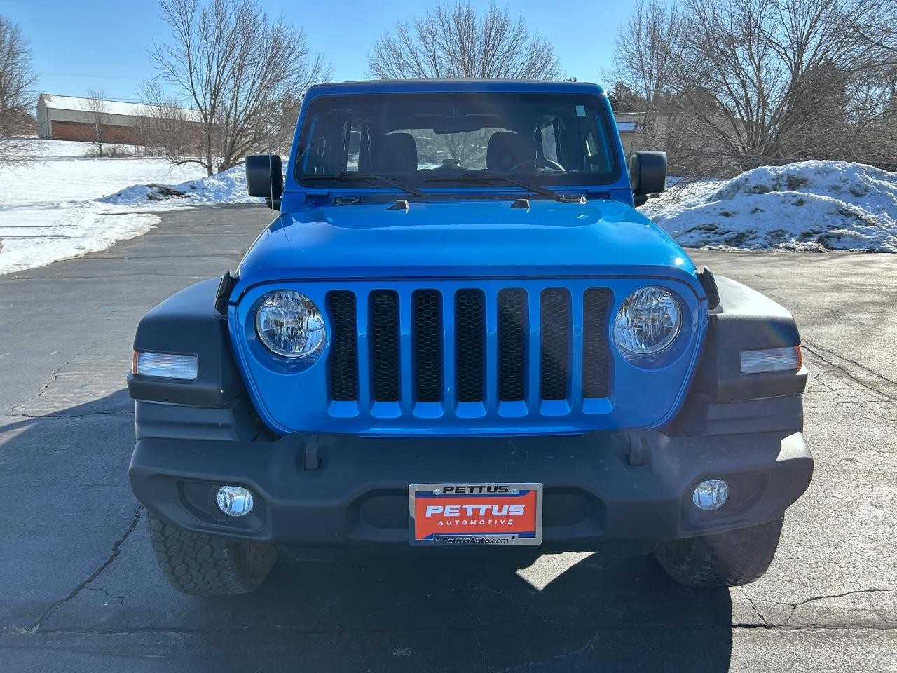 2022 Hydro Blue Pearlcoat Jeep Wrangler Unlimited Sport 4X4 SUV