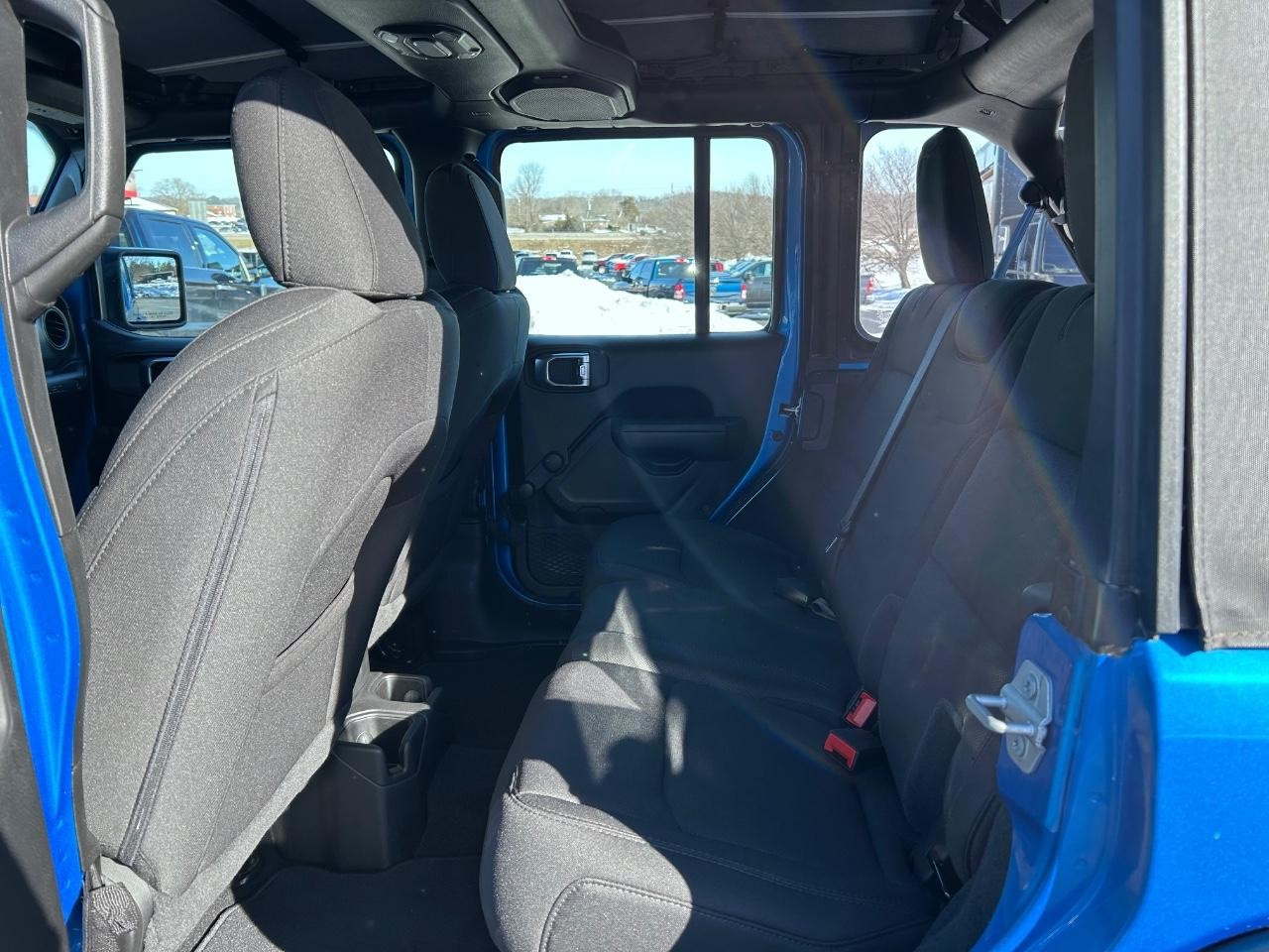 2022 Hydro Blue Pearlcoat Jeep Wrangler Unlimited Sport 4X4 SUV