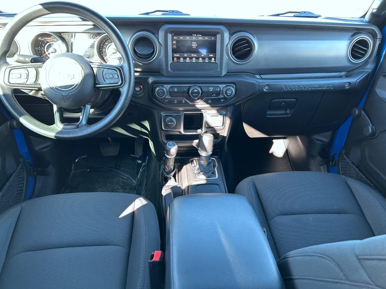 2022 Hydro Blue Pearlcoat Jeep Wrangler Unlimited Sport 4X4 SUV