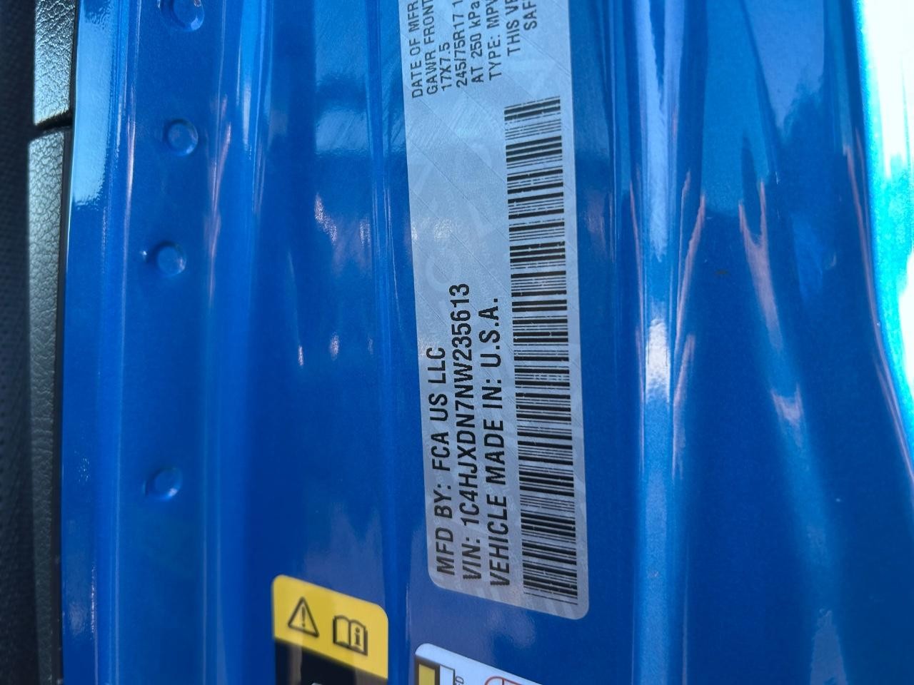 2022 Hydro Blue Pearlcoat Jeep Wrangler Unlimited Sport 4X4 SUV