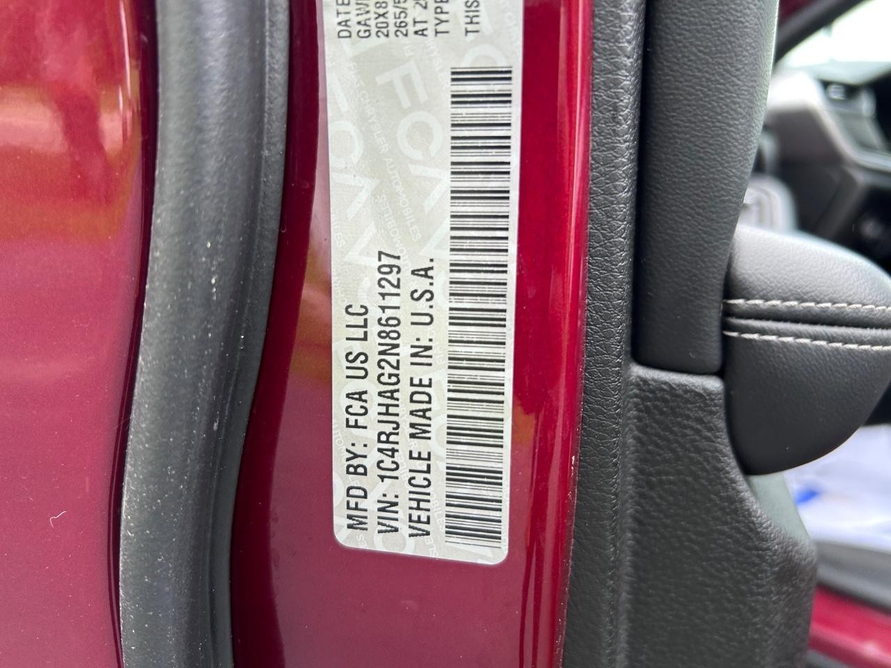 2022 Velvet Red Pearlcoat Jeep Grand Cherokee Altitude 4X4 SUV