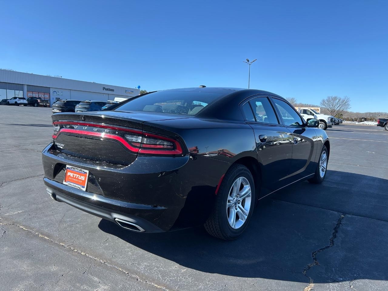 2022 Pitch Black Clearcoat Dodge Charger SXT RWD Sedan