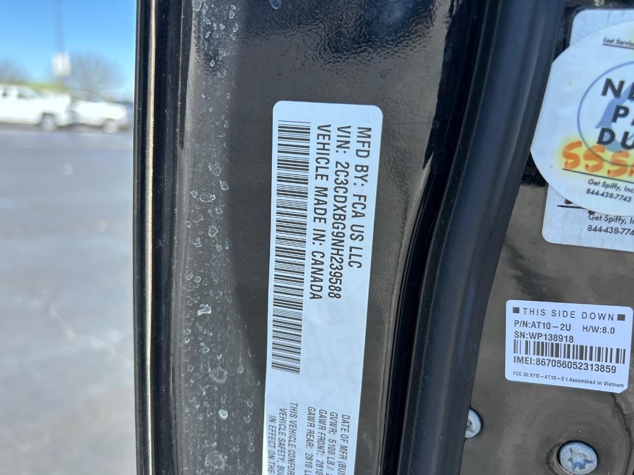 2022 Pitch Black Clearcoat Dodge Charger SXT RWD Sedan