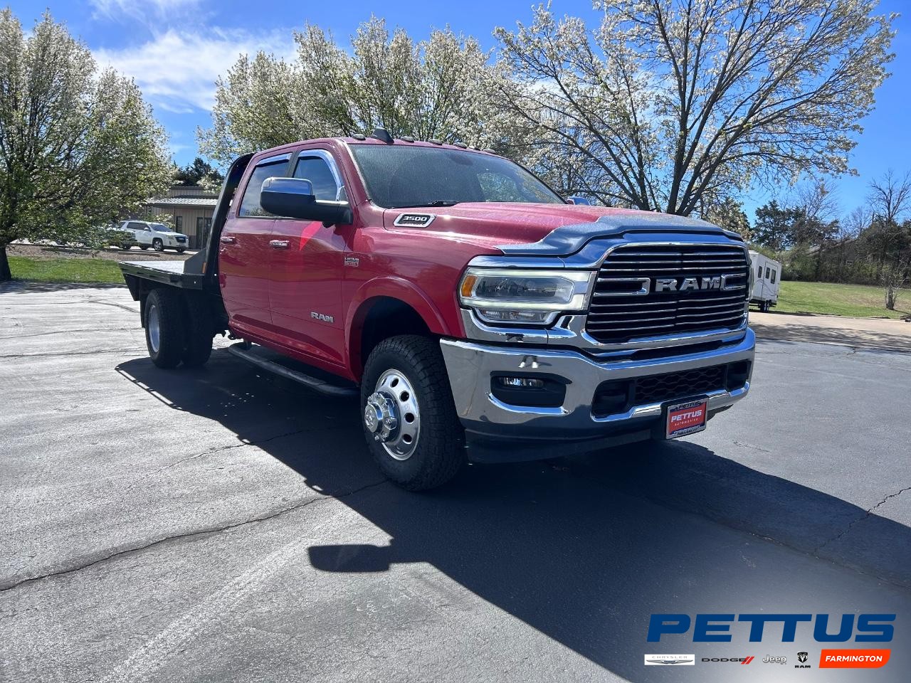 2020 Delmonico Red Pearlcoat Ram 3500 Chassis Cab Laramie Truck