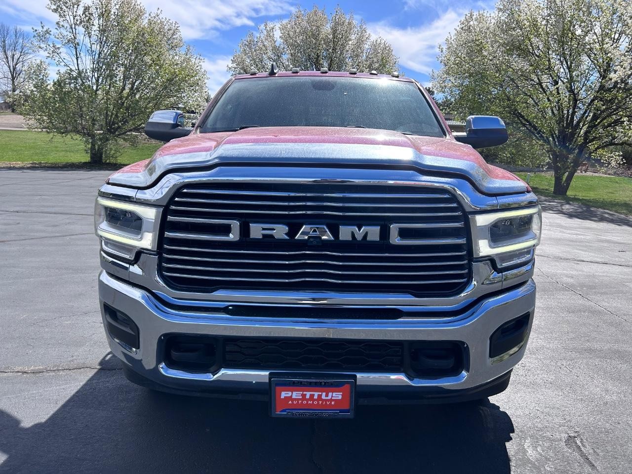 2020 Delmonico Red Pearlcoat Ram 3500 Chassis Cab Laramie 4X4 Truck