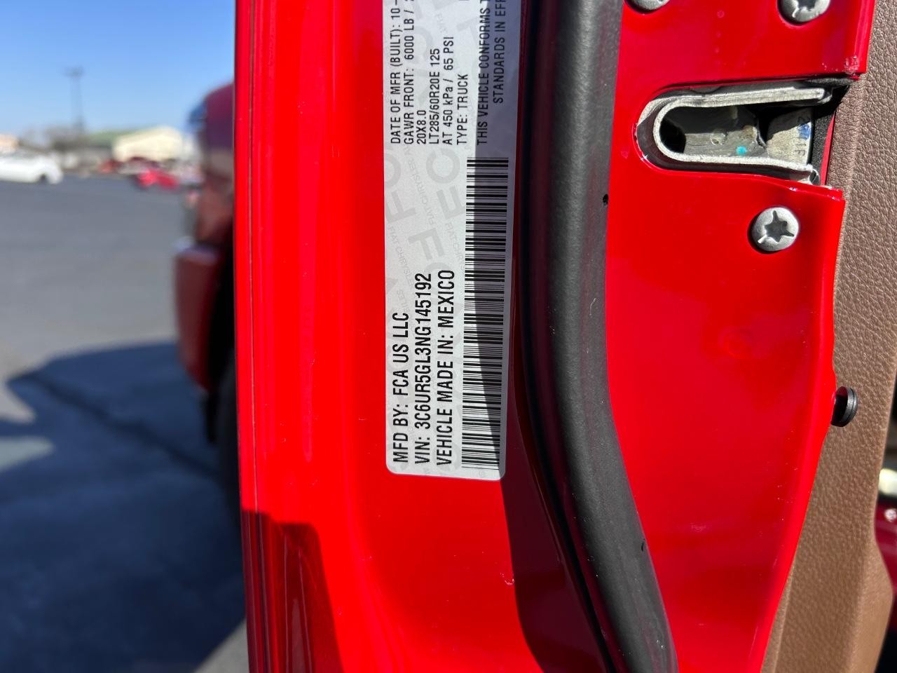 2022 Flame Red Clearcoat Ram 2500 Longhorn 4X4 Truck