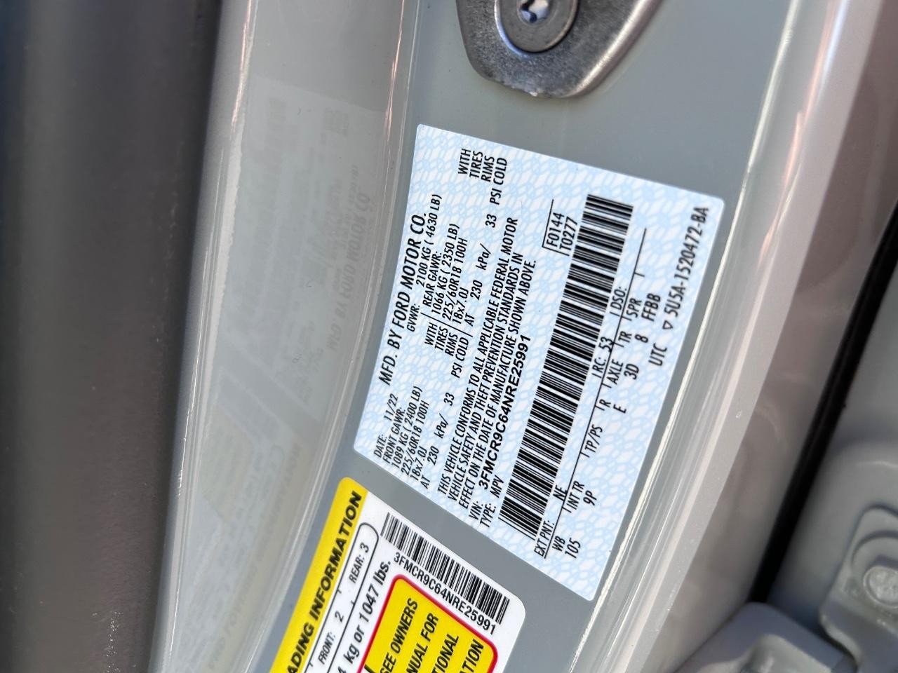 2022 Cactus Grey Ford Bronco Sport Outer Banks 4X4 SUV