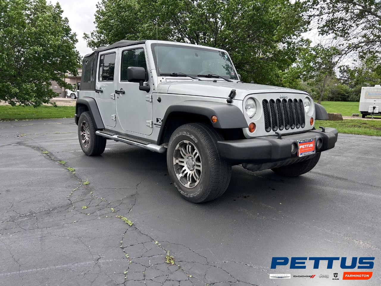 2008 Bright Silver Metallic Jeep Wrangler Unlimited X SUV