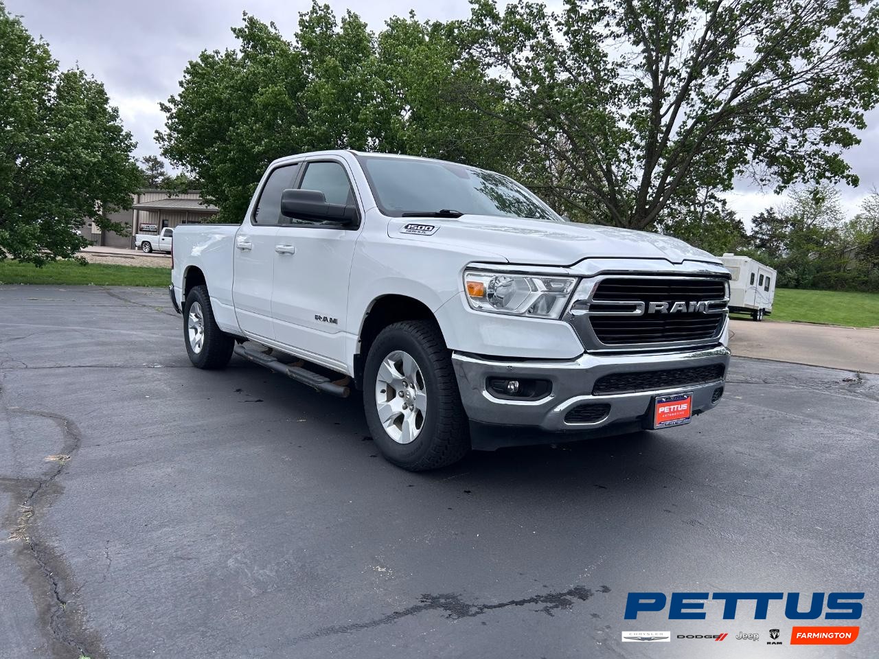 2021 Bright White Clearcoat Ram 1500 Big Horn/Lone Star Truck